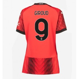 AC Milan Olivier Giroud #9 Hemmakläder Dam 2023-24 Kortärmad